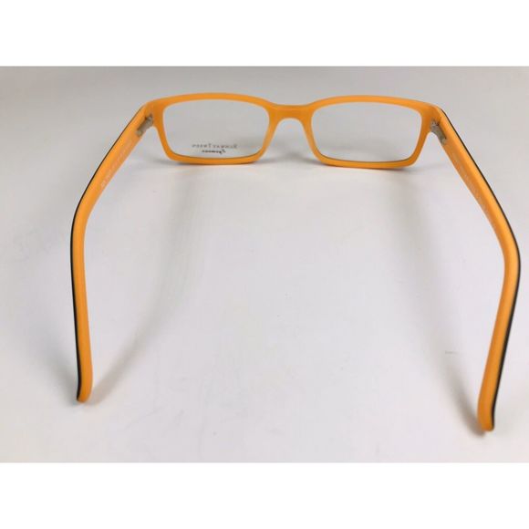 New Designer Inspired Runway Tween #25 Matte Black & Orange Eyeglass 51mm w/Case main image 5